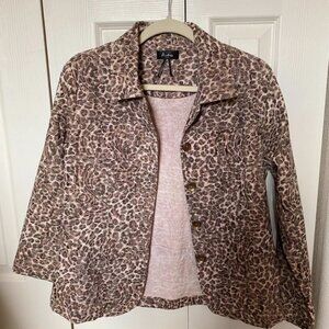 Analogy mixed print blazer